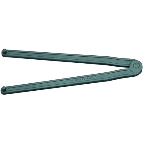 44 4 Llave para tuercas de dos orificios, ajustable 4 mm