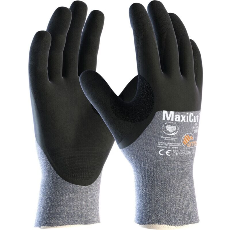 Atg 44-505 MaxiCut Oil Grip 3/4 Coated Cut Glove Size 9