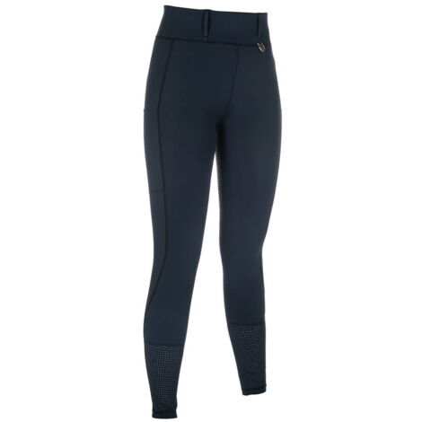 44 IT, nero: Leggings equitazione da donna modello Juna full grip tagliato al laser