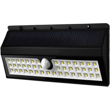 44 luces solares LED inalámbricas para jardín, con sensor de movimiento, 3 modos, resistentes a la intemperie, ideales para jardín, patio y entrada de vehículos.