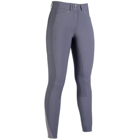 44, Rouge vin 3100: Pantalon d'équitation pour femme modèle Helene avec adhérence totale