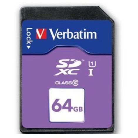 44024 - SDXC-Speicherkarte 64GB, Verbatim Class 10 - U1