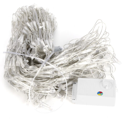 444 LED-Lichterkette mit Sternen, wasserdicht für den Außenbereich, geeignet für Garten, Partys und Hochzeiten, 220 V