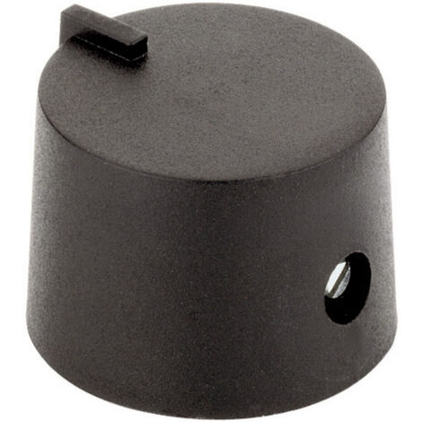 4458.6317 17/6 SW Drehknopf mit Zeiger Schwarz (Ø x H) 17 mm x 14 mm 1 St.