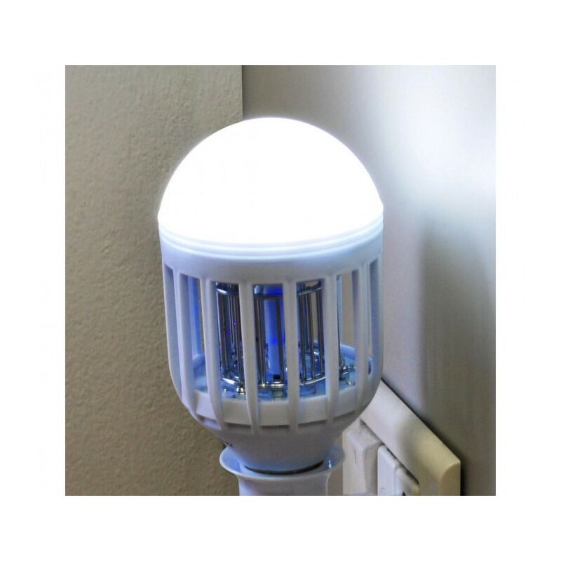 Mediawave Store - 449691 Ampoule anti-moustiques/insectes dhomteck 8W led 2 en E27