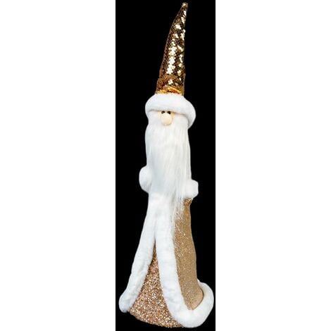 44cm Gold Santa - Christmas Figurine