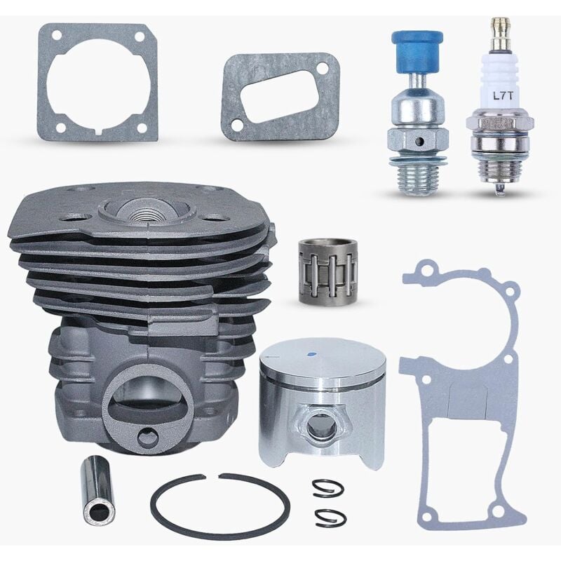 Coocheer - 44MM Cylindre Piston Joint Vanne de compression Kit Pour 350 346 351 353 Tronçonneuse Moteur Pièces de moteur