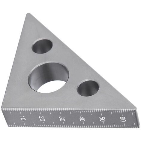 45°/90° Vierkant aus Aluminiumlegierung, mattiertes rechtwinkliges Holzbearbeitungswerkzeug