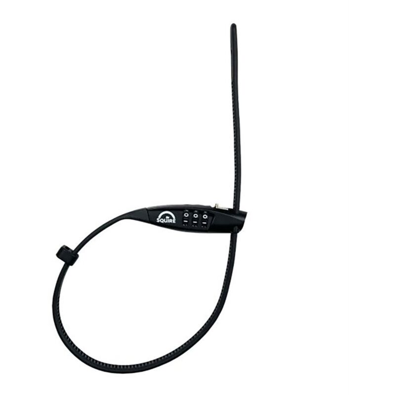 Squire 45 Cm Langer Kombinierter Stahlkabelbinder Mit 1 Cm Schwarzem Edelstahlkern