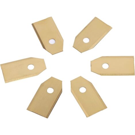 45 Pièces Lames Tondeuse en Titane, Lame Robot Tondeuse pour Husqvarn/Automower/Yardforce/Gardena avec Vis, Lames de Rechange pour Modèles 105, 310, 315, 320, 420, 430x, r40i
