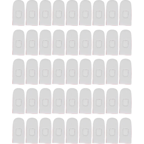 45 Pièces Peau de Pied Presseur en Plastique Résistant, Autocollant Pied de Biche Durable pour Machine à Coudre Accessoires