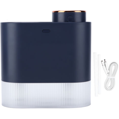 450ml Mini USB Humidifier High Capacity Double Spray Humidifier with Light for Bedroom OfficeBlue