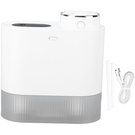 450ml Mini USB Humidifier High Capacity Double Spray Humidifier with Light for Bedroom OfficeWhite