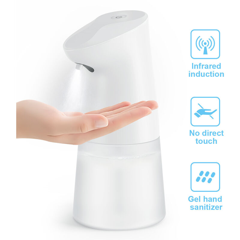 Xinuy - 450Ml Waterproof Automatic Soap Dispenser Infrared Induction Alcohol