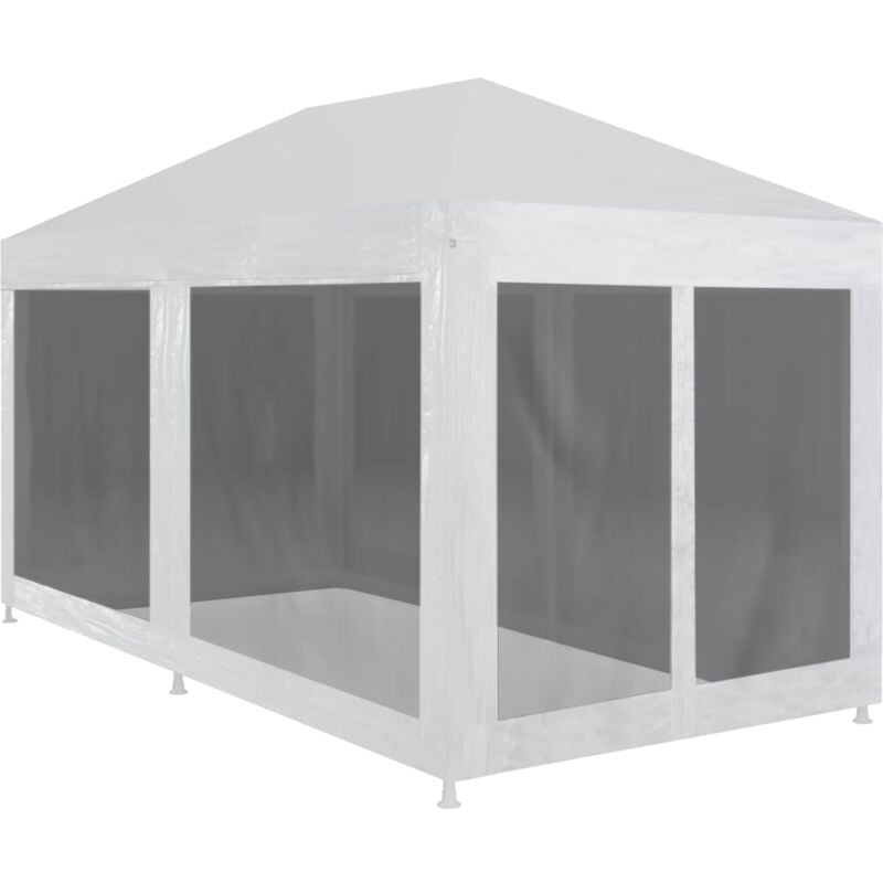 Vidaxl - Party Tent with 6 Mesh Sidewalls 6x3 m