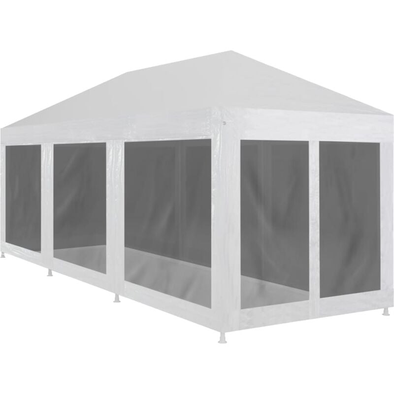 Party Tent with 8 Mesh Sidewalls 9x3 m vidaXL