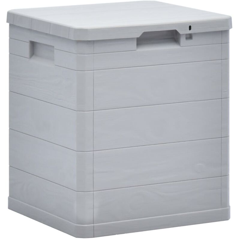 Vidaxl - Garden Storage Box 90 l Light Grey