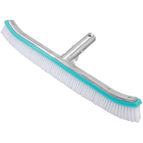 45,7 cm Poolreinigungsbürste – Nylon und Edelstahl – Werkzeug für Wände und Böden – Seeblau