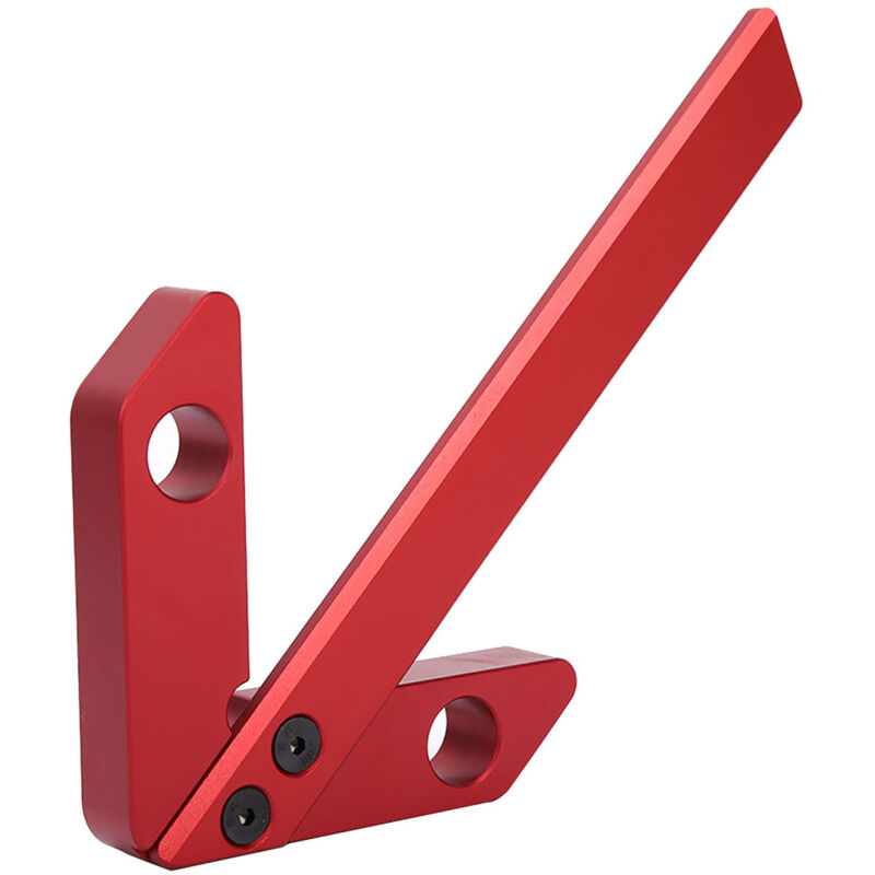 Ineasicer - 45/90 Degrés Charpentier Angle droit Ligne de jauge Cœur rond Règle