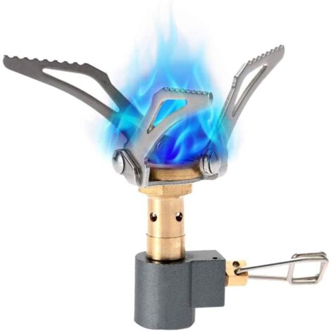 45G Outdoor-Kochbrenner, faltbarer Camping-Gaskocher, Propangas-Koch-Piezo-Zündung, winddichter Butanbrenner mit Tragetasche