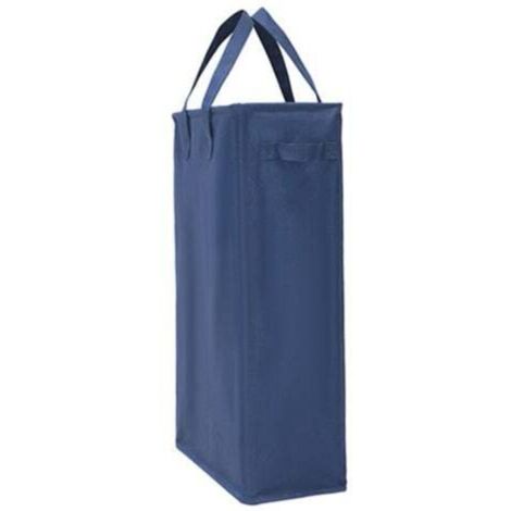 45L Paniers à Linge avec Poignées(Bleu Foncé), Pliable Panier à Linge Mince Sac à Linge en Tissue Oxford Rectangulaire Corbeilles à Linge Sac de Rangement pour Salle de Bain 39x19x60CM