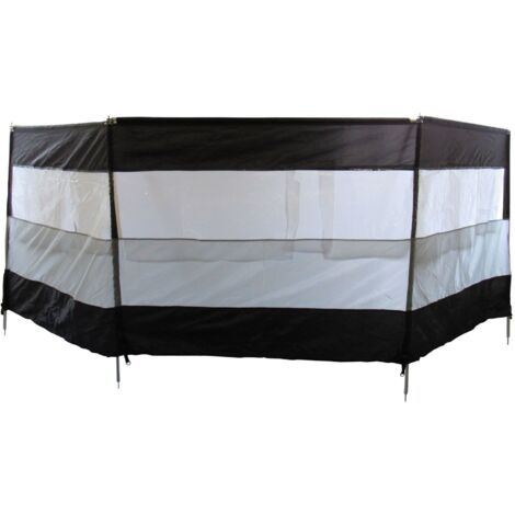 4.5M X 1.4M Pro Deluxe Windbreak - Aluminium Framed 3 Section Garden