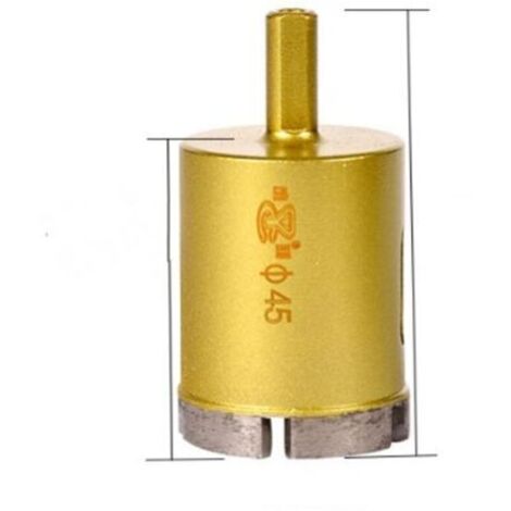 45mm Diamant Diamant Scie Trépan, Ardoise Porcelaine Marbre Creux Foret Creux Pour Verre, Céramique, Porcelaine, Tuile, Marbre, Granit (Diamètre De 45mm)
