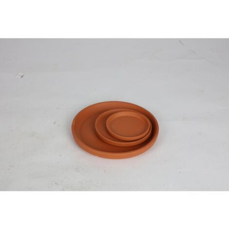 45x Terrakotta Untersetzer 11cm Pflanzentöpfe Teller Blumentopf Gefäß Kübel