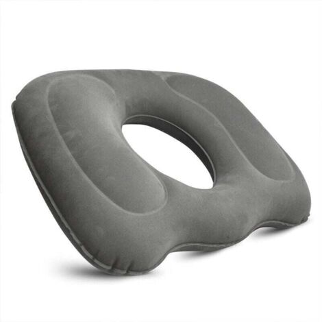 45x39cm Coussin de siège Gonflable pour hémorroïdes d’Assise Orthopédique avec ​Pompe, XU, Orthopédique, Soulage héamorroïdes, Piles, Coccyx ou douleurs postnatales KZQ - KZQ