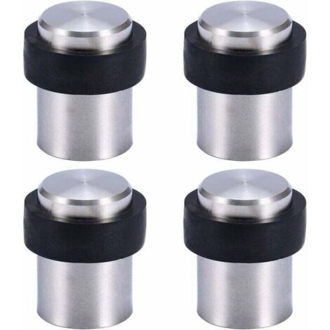 4,6 cm Edelstahl-Türstopper, Türstopper, Türblocker (4er-Pack)