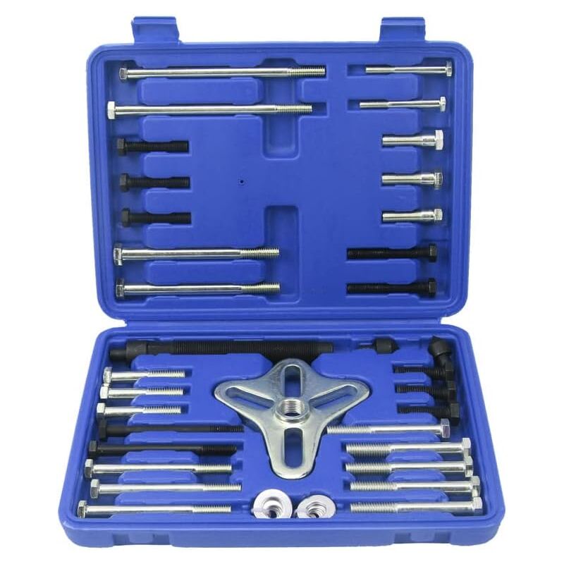 46 pièces Extracteur de volant universel équilibreur harmonique Outil de retrait de volant voiture