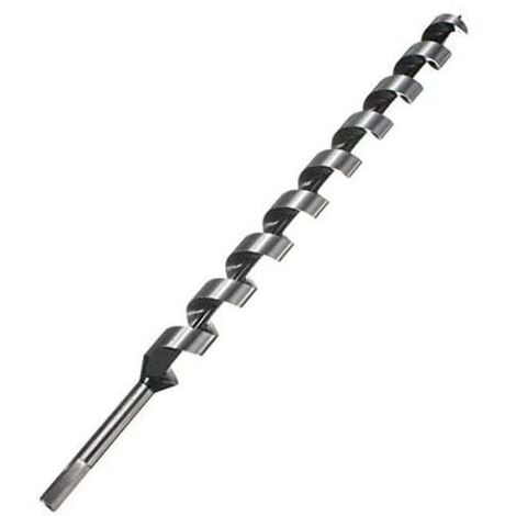460 mm Sechskantschaftspitze Brad Point Schlangenbohrer Spiralbohrer Holzbohrwerkzeug – 10 mm
