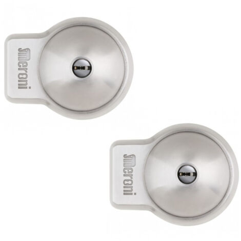 Lot de 2 Serrures antivols/cadenas fermeture automatique pour véhicules utilitaires MERONI UFO