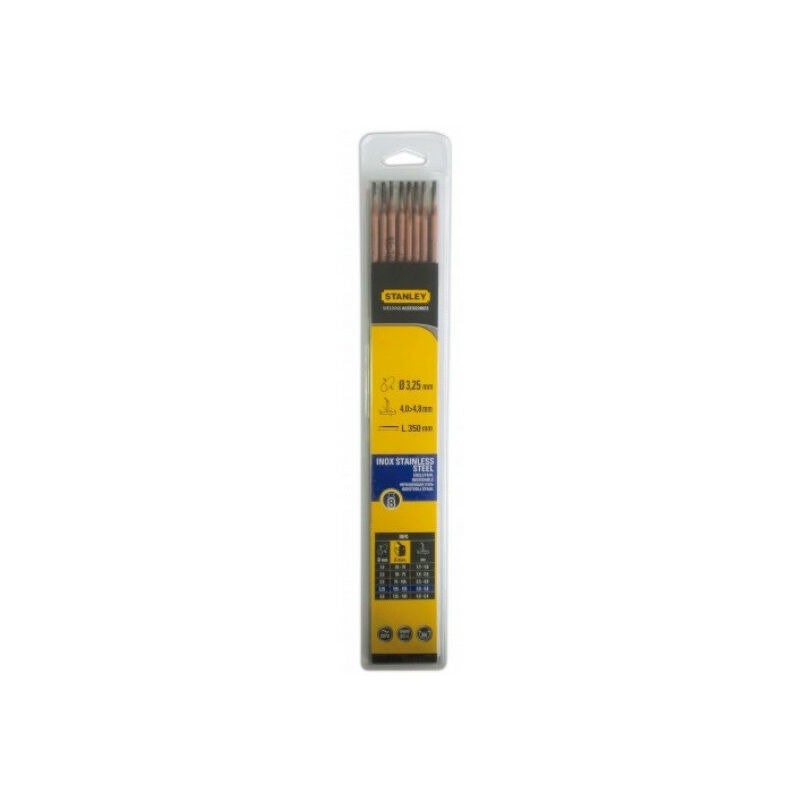 8 électrodes Inox Diam3 25X350 Stanley