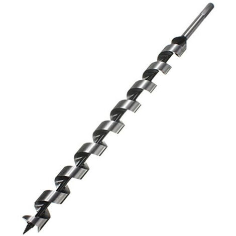 460mm 12mm Hex Shank Point Brad Point Foret Tarière Foret Spirale Bois Outil De Forage