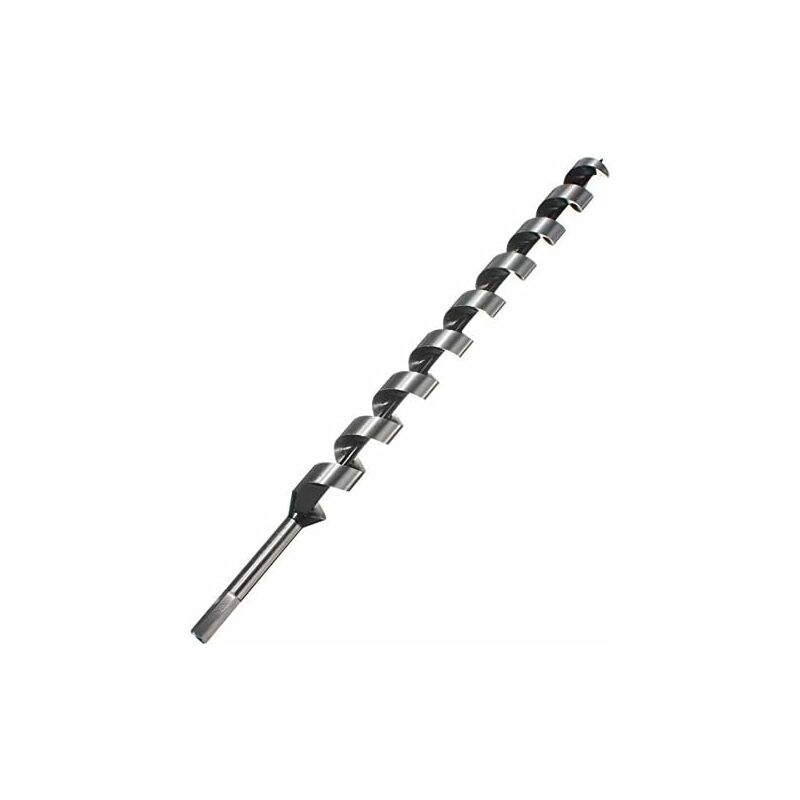 Tinor - 460mm Hex Shank Point Brad Drill Bit Auger Spiral Drill Bit Woodworking Drilling Tool - 8mm(8X460mm)