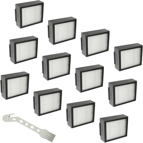 4639161 Lot de 12 filtres de rechange pour aspirateur i-Robot Roomba i1 i1152 i3 + i4+ i6 i7+ i8 i5 + J5 + e5 e6