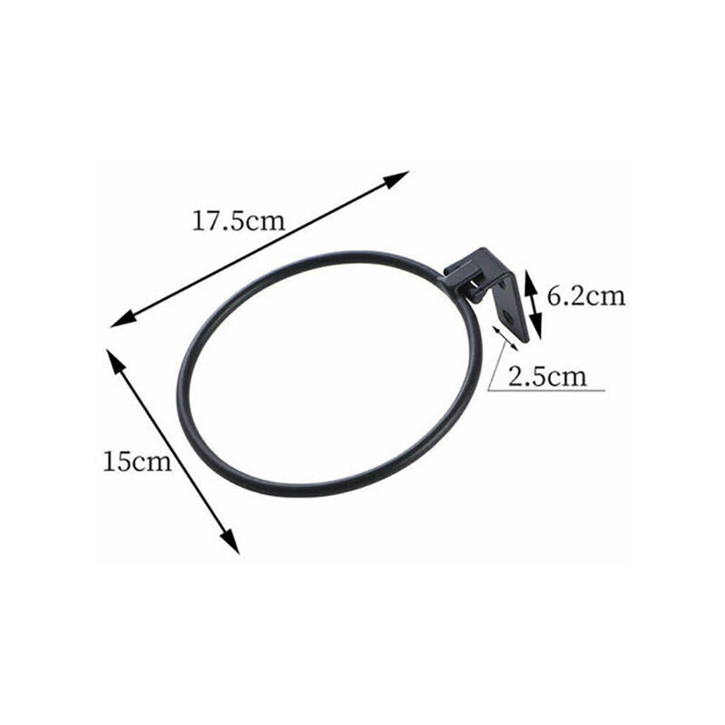 4/6/8in anello portavaso appendiabiti da parete in...