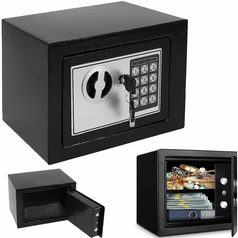 Electronic Digital Password Security Safe Money Cash Deposit Key Box Office Home