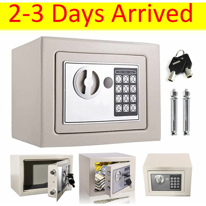 Digital secure safe box electronic high security home office money safety steel