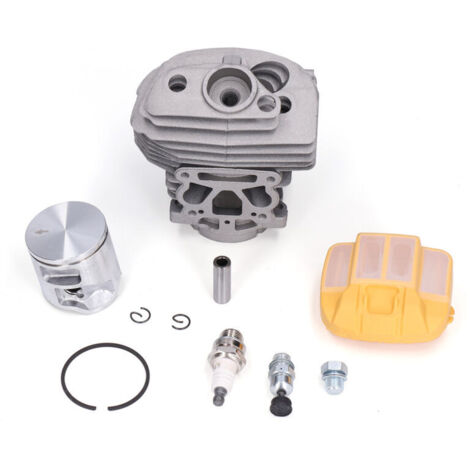 46mm cylinder-piston assembly, air filter cover, and relief valve assembly suitable for the Husqvarna 555, 560, and 562 XP chainsaws