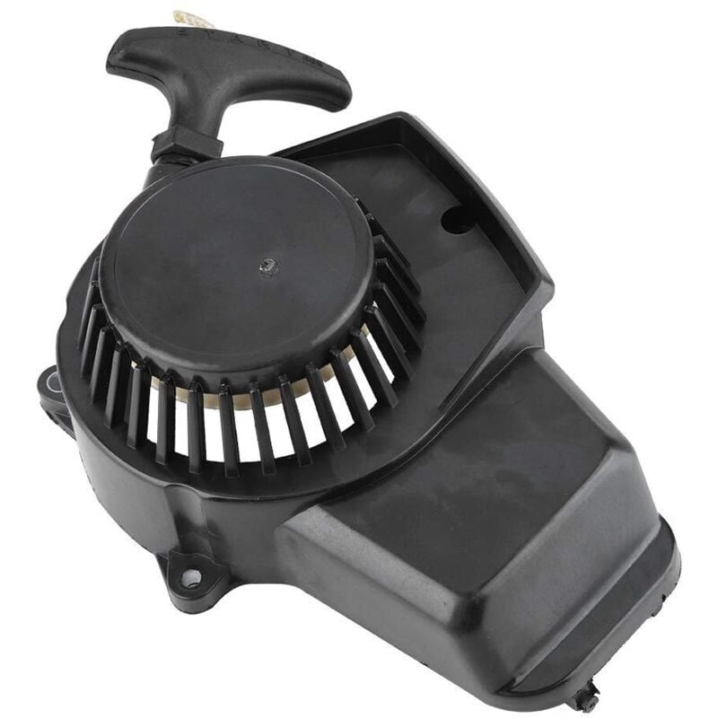 Image of 47-49CC 2-Takt-Motorrad-Rückstoßstarter-Seilzugstarter-Zünder (Schwarz)