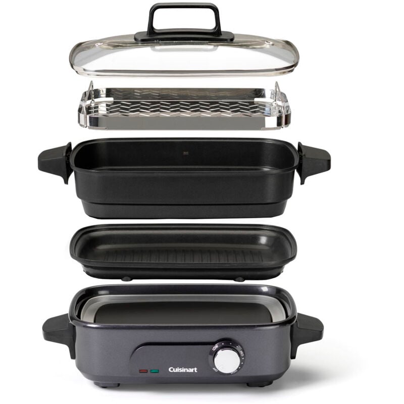 4,7 l 1400 w schwarzer multikocher - Cuisinart - GRMC3E