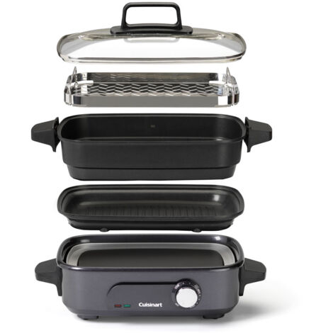 4,7 l 1400 w schwarzer multikocher - Cuisinart - GRMC3E