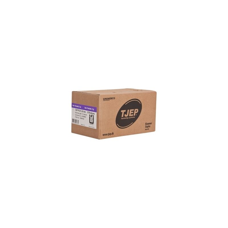 4700 agrafes Tjep PQ-15 75 mm 1.9 x 1.7 mm 840675