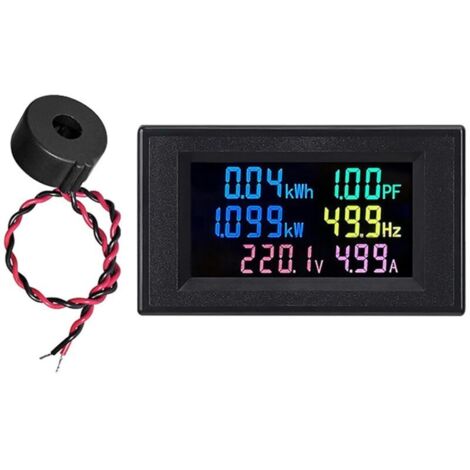 4724 mm Multiparameter-Elektromessgerät, hochpräzises Farbdisplay, für Industrie und Haushalt, Werkzeug für Elektriker zur Spannungsmessung
