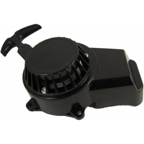 47cc 49cc Mini-ATV aus Aluminium mit Seilzug- und Rückstoßstarter, Dirt Scooter, schwarz