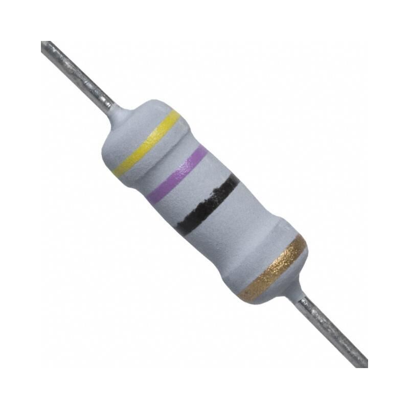 

Resistencia Oxido Metal 47R 1W 1% Medidas 3,5x10mm