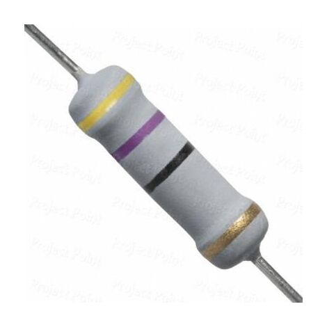 47r 2w Résistance aux oxydes métalliques 47 Ohm 2w 47r2w