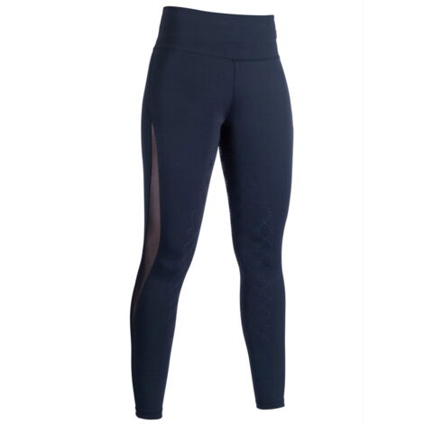 48/50 IT, nero 9100: Leggings da equitazione con grip totale modello Edinburgh